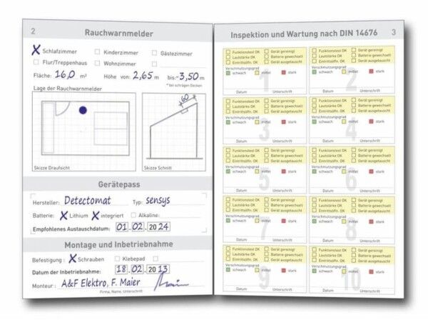 Rauchmelder-Set für 3-Zimmer Wohnung inkl. Hitze- und CO-Melder