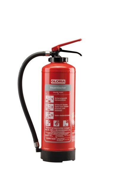 Gloria Feuerlöscher 6 kg ABC mit Pulver