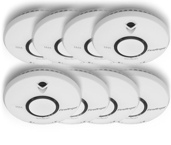 Rauchmelder 8er Set Fireangel Thermoptek ST-622-DE P-Line