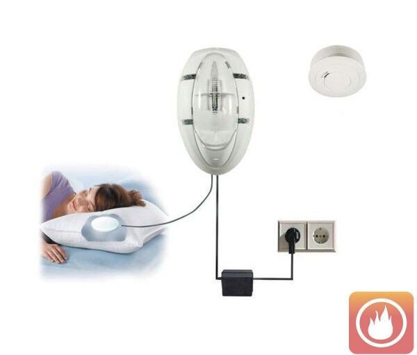 Modul für Hörgeschädigte: Lichtsignal und Vibrationskissen EI-170RF-D