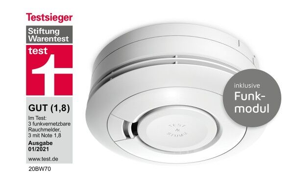 Rauchmelderset für Hörgeschädigte