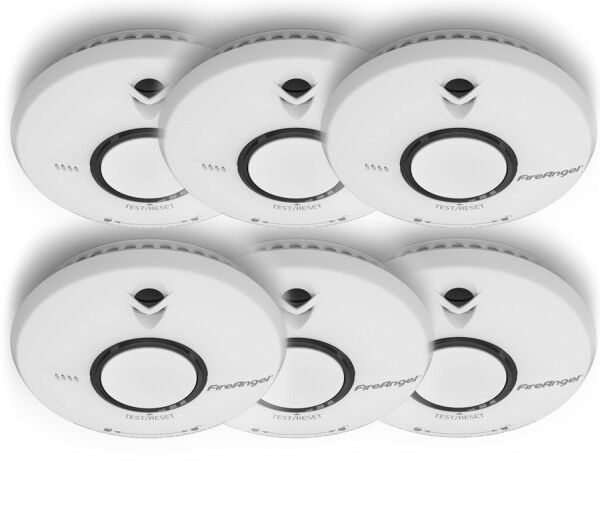 Rauchmelder 6er Set Fireangel Thermoptek ST-622-DE P-Line