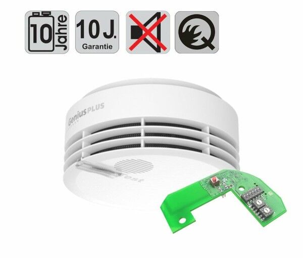 Rauchmelder Hekatron Genius Plus X mit Funkmodul Pro X