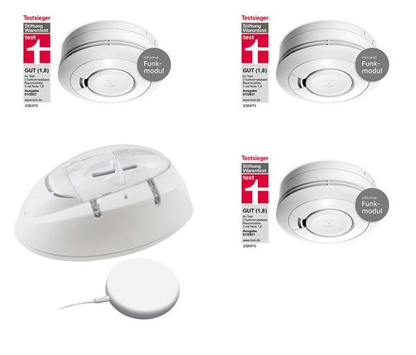 Rauchmelderset für Hörgeschädigte