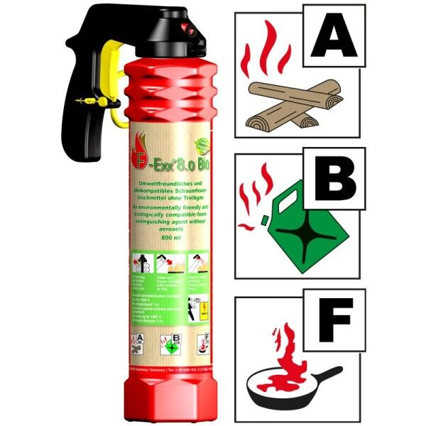F-Exx 8.0 Bio - Der umweltfreundliche Allround-Feuerlöscher